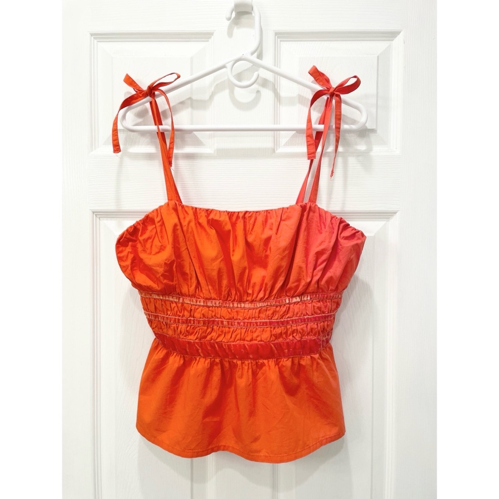 Anthropologie Maeve Smocked Tank